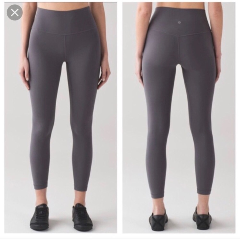 Lululemon gray align pants size 4 EUC